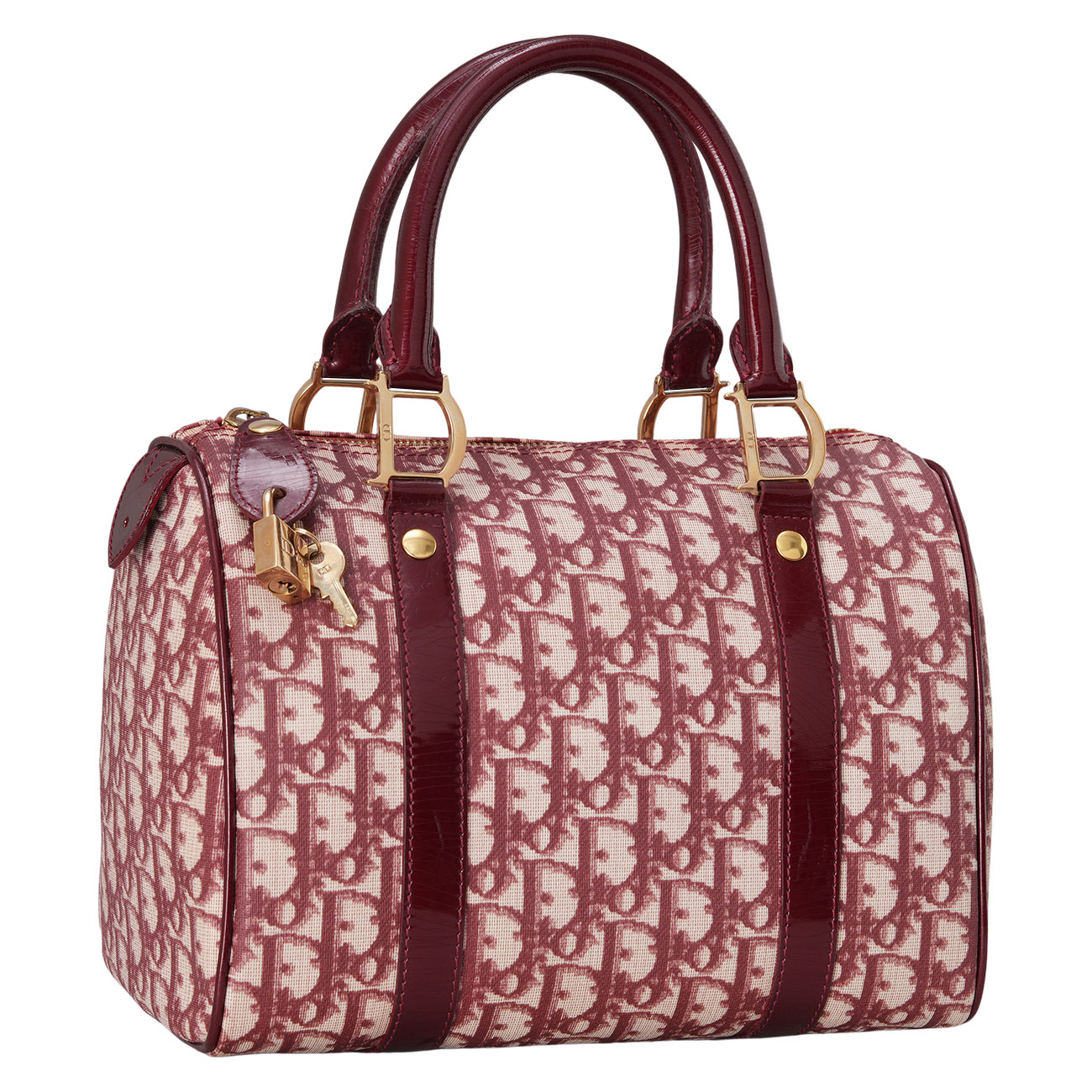 CHRISTIAN DIOR(USED)디올 빈티지 오블리크 보스턴 토트백